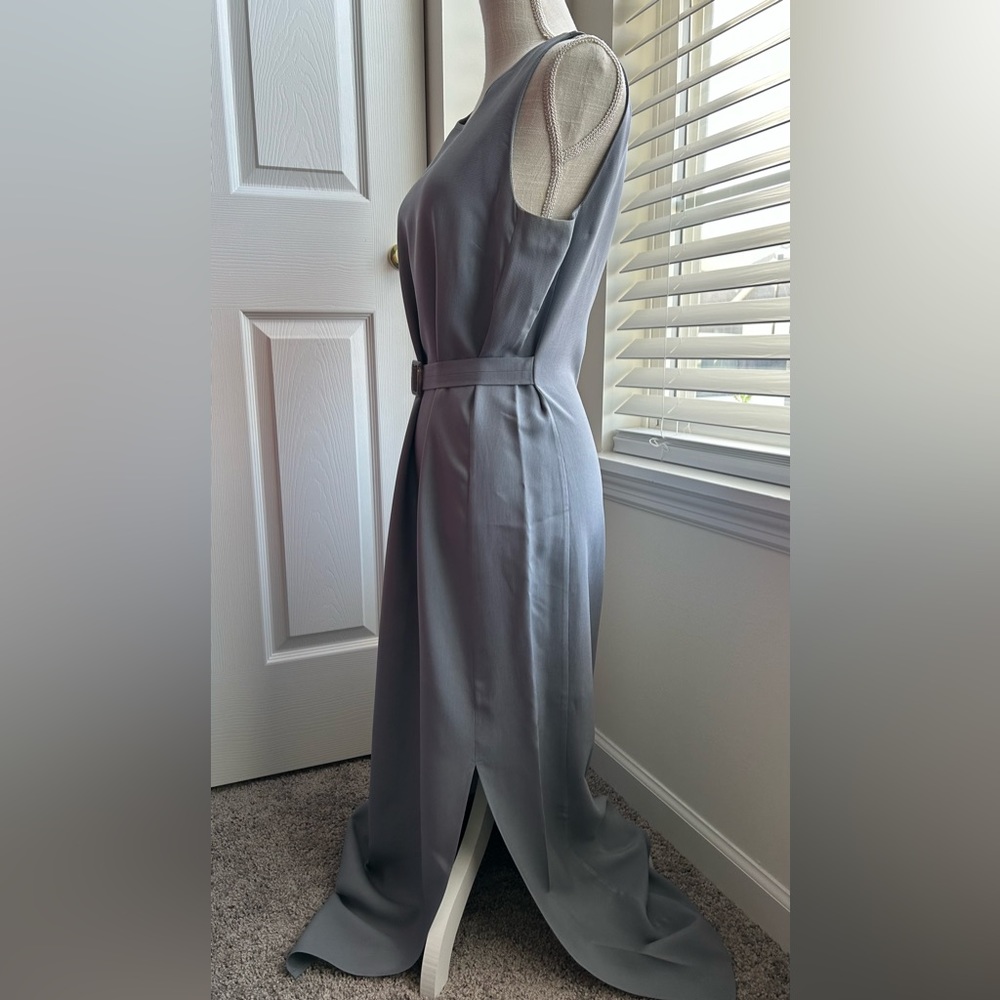 Casual Corner Silk Single Breasted Blazer & Sleeveless Maxi Dress - Picture 11 of 15